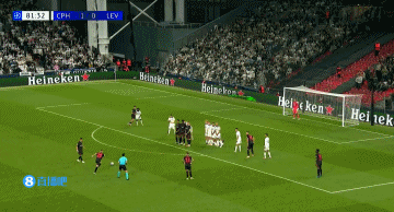 个任意球, 场比赛进 个任意球, 场比赛进